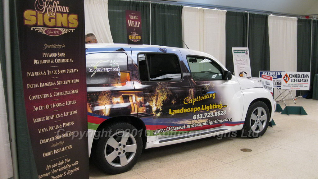 Full Wrapped vehicle on display